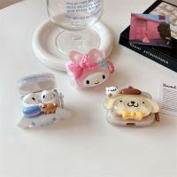 Sanrio เคสหูฟังรุ่นโปร Airpods ลายอะนิเมะน่ารัก Cinnamonroll เหมาะสำหรับไร้สายบลูทูธ1/2/3ฤดูใบไม้ร่วง