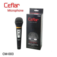 Ceflar ไมโครโฟน รุ่น CM-003  ไมค์คาราโอเกะ ไมโครโฟน ไมค์ลอย ไมค์สาย Dynamic ไฟแสดงสถานะการทำงาน