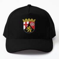 Wappen Von Rheinland Pfalz Bundesstaat Baseball Cap Hat Black Snapback Casual Sun Outdoor Bonnet Solid Color Mens Women