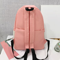 Canvas Girls Fashion Schoolbag Large Capacity Student Korean Backpack All-match Multifunctional 4 Piece Set Bolsa Sac A Dos