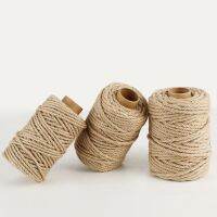 【YD】 1 Roll 5mm Meters Jute Rope Heavy Duty Thick Cord for DIY Garden Binding Crafts and Material