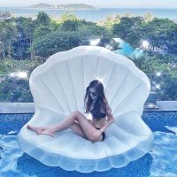 Swimming Pool Inflatable Water Mattress Toys Bathing Mattress Shell Kayak Boat Swim ring floating bed