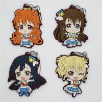 Love Live PDP Lovelive Perfect Dream Project Anime Nijigasaki High School Idol Club Kanata Konoe Setsuna Yuki Rubber Keychain