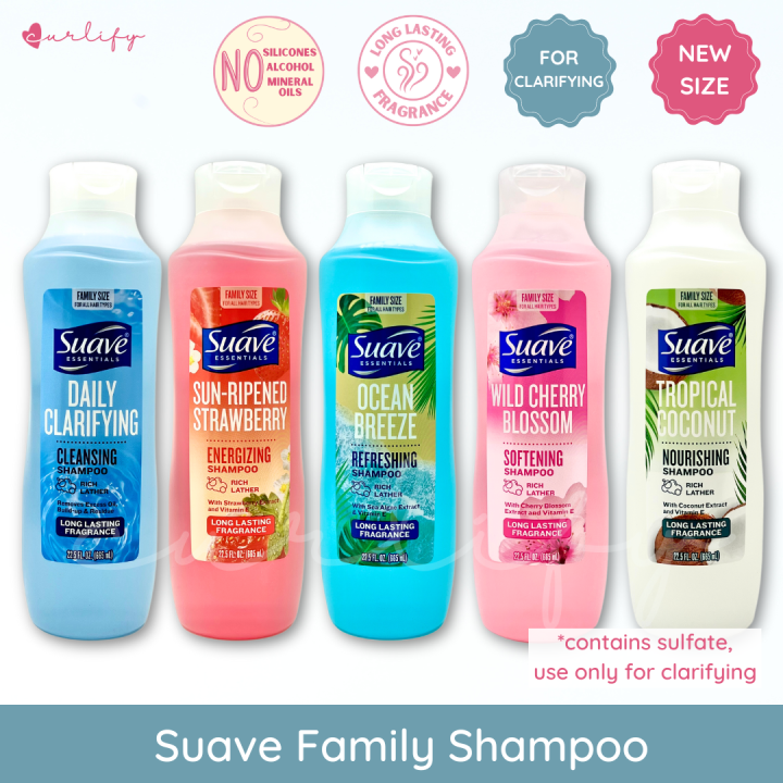 Suave Shampoo Family Size 887ml & 443ml 66ml Lazada PH