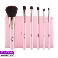 odbo Perfect Brush Beauty Tool OD8-182 (สีชมพู) ชุดแปรงแต่งหน้า 6 ชิ้น โอดีบีโอ เพอร์เฟค บรัช บิวตี้ ทูล