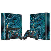 Blue dragon สติกเกอร์ไวนิลสำหรับ Xbox 360 E เกมคอนโซลและคอนโทรลเลอร์ผิว TN-Xbox360E-0099-yrumrudang