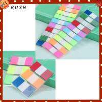 BUSH 6 Sets 640 Pieces 10สี กระดาษโน๊ตติดเอง ดีไซน์2แบบ 640ชิ้น เครื่องหมายหน้า แท่งไม้สำหรับเด็ก สัตว์เลี้ยงสำหรับสัตว์เลี้ยง เครื่องหมายหน้ากระดาษ เครื่องใช้ในสำนักงาน