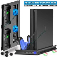 卍✆ FGHTRF PS4 Console 2 Controller Charger Cooler for Playstation 4 Games Accessories