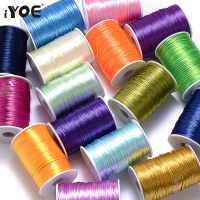 【YD】 iYOE 20meter 2.5mm Chinese Knot Cord Thread 35 Colors Stain String Rope Making Tassel (not 1 roll)