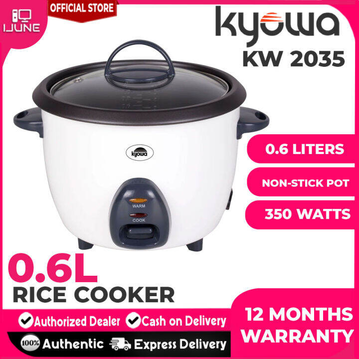 Kyowa rice cooker 0.6L (white) KW2035 Lazada PH