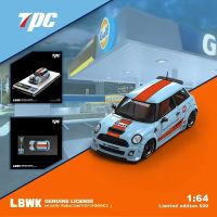 TPC 1:64 LBWK MINI R56 Gulf Alloy Diorama Car Model Collection Miniature Carros Toys Die-Cast Vehicles