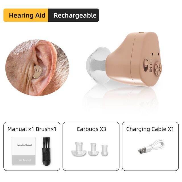 Yongrow Hearing Aids Rechargeable Sound Amplifier Hearing Aid for the