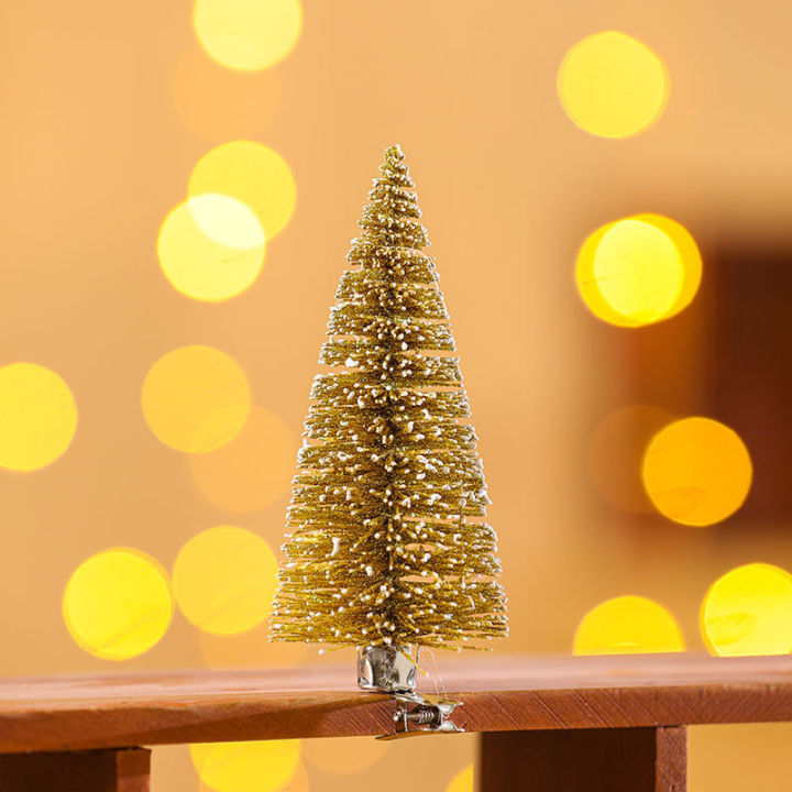 ต้นไม้คริสต์มาสขนาดเล็ก-abl-พร้อมคลิปตกแต่งคริสต์มาสของประดับงานปาร์ตี้วันหยุด
