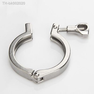 ↂ♝﹍ 1 PCS Sanitary Fitting Tri Clamp Stainless Steel 304 Pipe clamp Hygienic Grade 19 25 32 38 C Clamp