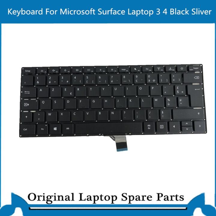 ต้นฉบับสำหรับ-microsoft-surface-laptop-3แล็ปท็อป4แป้นพิมพ์13-5-15นิ้วฝรั่งเศสรูปแบบ1866สีดำ1867