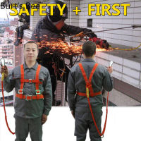 Burts-เข็มขัดเซฟตี้ เข็มขัด นิรภัย (ครึ่งตัว) Safety Belt รับน้ำหนักได้มากถึง 200 kg พร้อมเชือกเซฟตี้ อุปกรณ์ดูดซับแรงกระซาก เข็มขัดเซฟตี้ เชือกนิรภัยยาว 3 เมตร