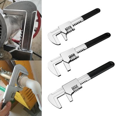91115-inch Large Opening Right Angle Adjustable Wrench Plier Spanner Plumbing Tool Chrome Vanadium Steel Durable