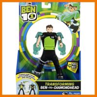 สินค้าขายดี!!! ของเล่น หุ่น เบนเทน Ben 10 Ben-to-Diamondhead Transforming Action Figure ฟิกเกอร์ โมเดล เบ็นเท็น Ten ของแท้ ของเล่น โมเดล โมเดลรถ ของเล่น ของขวัญ ของสะสม รถ หุ่นยนต์ ตุ๊กตา โมเดลนักฟุตบอล ฟิกเกอร์ Model