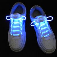 [HOT EXQQUZIOWGWD 116] LED แฟลชส่องสว่าง Light Up บริษัทโกลว์สายเชือกผูกรองเท้ารองเท้า Laces พรรคดิสโก้ตกแต่งศิลปะรองเท้าเชือกตกแต่งรอบเชือกผูกรองเท้า