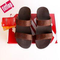 Fitflops รองเท้าแตะหูหนีบสำหรับผู้หญิง,รองเท้าแตะลำลองระบายอากาศได้ดีคริสตัลแฟชั่นใส่ได้ทุกโอกาสรองเท้าแตะกันลื่นสำหรับผู้หญิงสำหรับฤดูร้อน