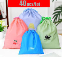 40pcslot Multi-function Shoe Bag Solid Kids Clothes Shoes Bag School Sport Business Trip Storage Bag Gift Bags