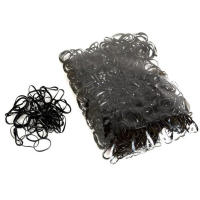 1000PCS Disposable Black Elastic Hair Band Rope For Kids Girl Hair Accessories Scrunchy Gum For Hair Rubber Band Ties