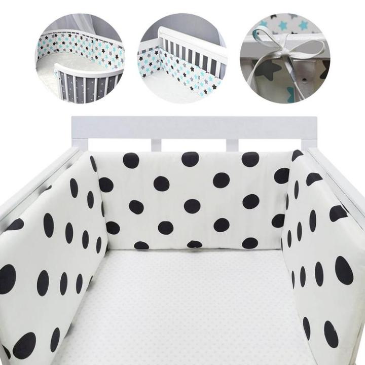 breathable-baby-crib-bumper-pads-skin-friendly-crib-liner-bumpers-padded-crib-protector-cotton-soft-toddler-crib-bedding-bumpers-beautiful