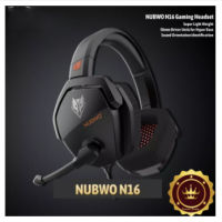 N16 Stereo Headset for Gaming หูฟังเกมมิ่ง แฟนเทค แบบครอบหัว มีไมโครโฟน ระบบสเตริโอ กระหึ่ม รอบทิศทาง ปรับเสียงได้ ด้วยคอนโทรลเ 15 คะแนน