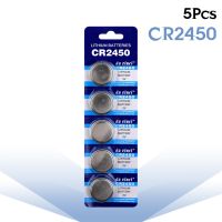 【New-store】 YCDC 5Pcs 3V CR2450แบตเตอรี่ลิเธียมนาฬิกา DL2450 BR2450 LM2450 5029LC KCR2450เดียวใช้เซลล์ปุ่ม