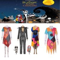 ❡ Sally Skellington The Nightmare Before Christmas Sally Cosplay Halloween Womens Men Dress Costume