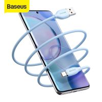 Baseus สายชาร์จซิลิกาเจลเหลว,สายชาร์จ100W สำหรับ Xiaomi 11 Pro Samsung S21 Type C สายชาร์จโทรศัพท์ Type C