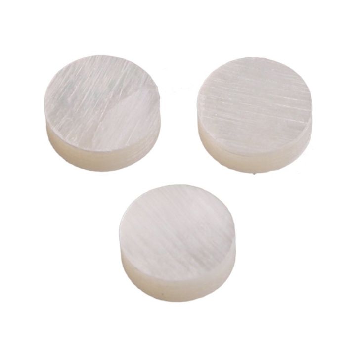 20-pcs-white-mother-of-pearl-shell-dot-6mm-amp-12pcs-rosette-shell-inlay-curved-strips-guitar-sound-hole-inlay-4mm-width