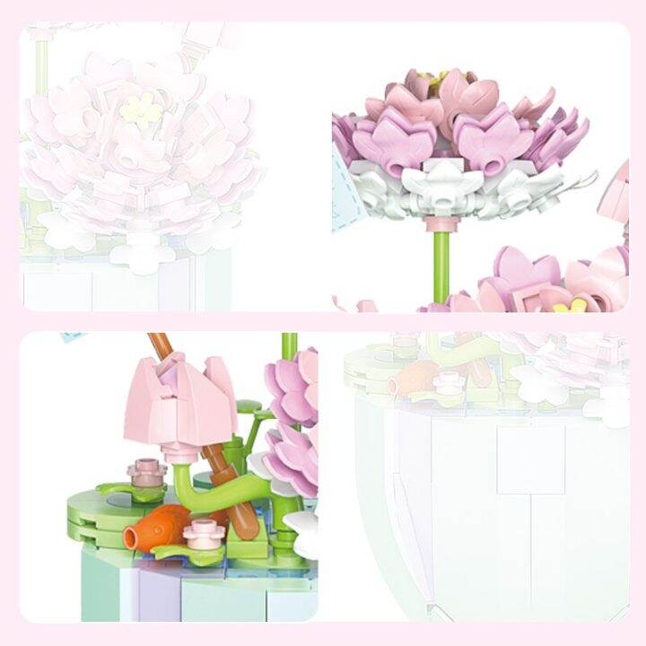 lotus-flower-building-block-brick-eternal-bouquet-model-assembly-plastic-plant-decoration-educational-toy-for-kids-birthday-gift