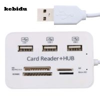 【Hot-Selling】 Gadget Lab Bd Kebidu ความเร็วสูง3พอร์ต USB 2.0 Hub Card Reader Multi USB Splitter All In One สำหรับ PC คอมพิวเตอร์โน้ตบุ๊ค