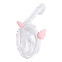 Smaco Snorkeling Mask Kids Full Face Snorkeling Diving Mask Panoramic View Anti-Fog Diving Snorkel Swimming Accessories