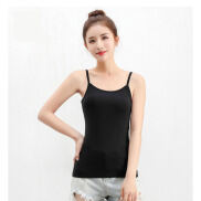 Áo hai dây ôm body CERA-Y form dài màu trắng màu đen màu xám CRA053