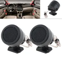 1 Pair 500w Car Power Built-in Crossovers Auto Loud Speakers Dome Tweeter