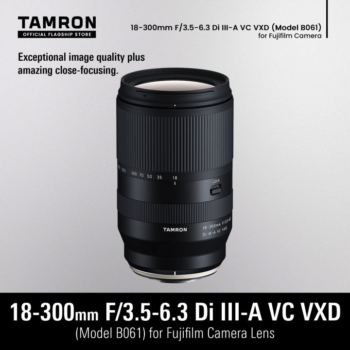 Tamron B061 18-300 mm F/3.5-6.3 Di III-A VC VXD For Fujifilm Camera Lens  Lazada PH