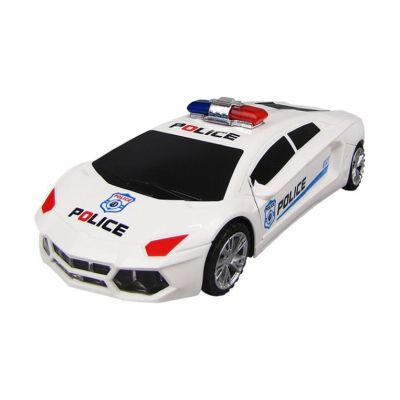 Oh Childrens 360 Degree Toy Police Car Electric Toy Car Music Light Car Toy