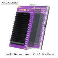 NAGARAKU Premium Faux Mink อุปกรณ์ต่อขนตาส่วนบุคคล Lashes Natural Soft Mink Eyelash แต่งหน้าขนตาคลาสสิก