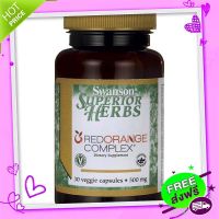 Free and Fast Delivery Swanson Superior Herbs Red Orange Complex 500 mg 30 Veg Caps