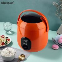 ฉนวนกันความร้อน Kbxstart 1.2L หม้อหุงข้าวไฟฟ้า Multicooker หม้อข้าวกระทะไฟฟ้าครัวความร้อนมื้อกลางวันกล่องเร็ว1-2คน