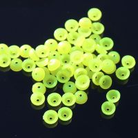 100pcs/lot Luminous Half Round Stopper Beads Fishing 3.0/3.5/4.0/4.5mm for Sea Fishing Floating Tackle Accessories Tools Accessories