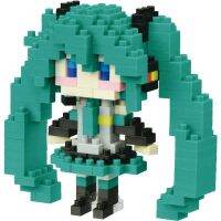 ของเล่นตัวต่อบล็อคของเล่นพลาสติกอณุภาคเล็กญี่ปุ่นนาโนบล็อกโมเดล Hatsune Miku 61ของเล่นสำหรับผู้ใหญ่เด็กผู้หญิง