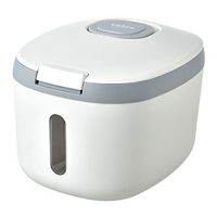 THLCG7 5Kg Rice Bucket Sealed Rice Dispenser Insect Moisture Proof Sealed Rice Storage Container Grain Storage Box