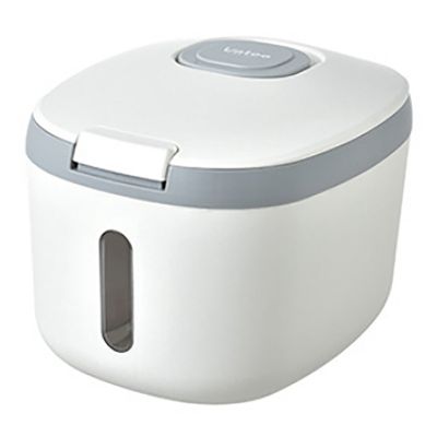 5Kg Rice Bucket Sealed Rice Dispenser Insect Moisture Proof Sealed Rice Storage Container Grain Storage Box
