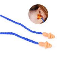 【YP】 10/20Pcs Soft Silicone Corded Ear Plugs Reusable Hearing Protection Earplugs New