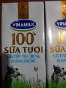 Sữa tươi không đường Vinamilk hộp 1 lít