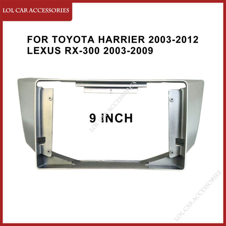 สำหรับโตโยต้า-harrier-2003-2012เล็กซัส-rx-300-2003-2009วิทยุรถ-android-mp5เครื่องเล่นแผงกรอบ2-din-หัวหน้าหน่วยป้ายสเตอริโอปก