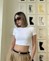 Slim Cropped Top - PARV STUDIO